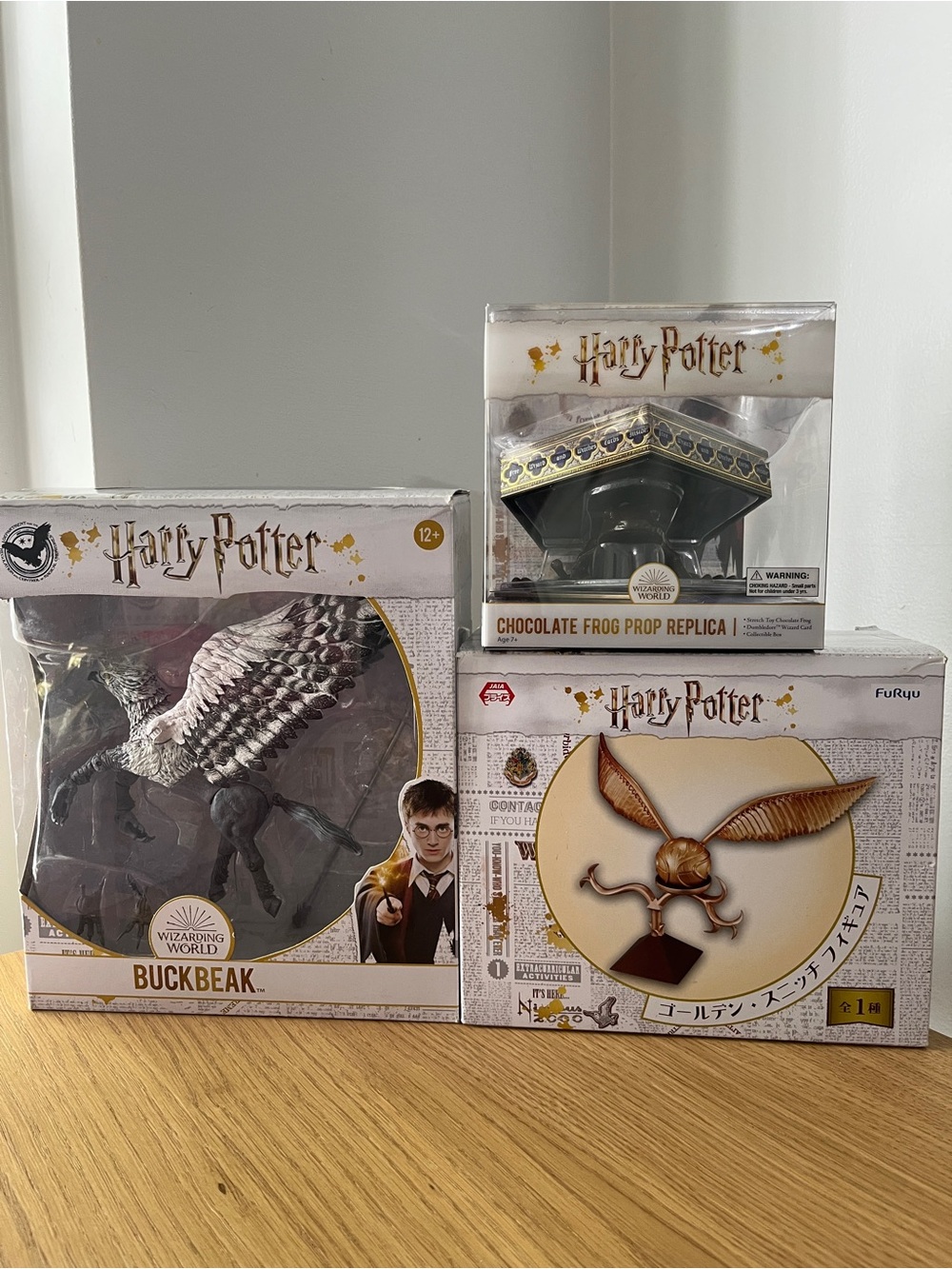 Bundle of 3 Warner Bros. Harry Potter collectibles